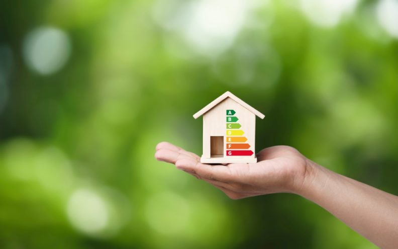 House,Energy,Efficiency,,Energy,Efficient,Rating,Class,Concept,,Eco,Home
